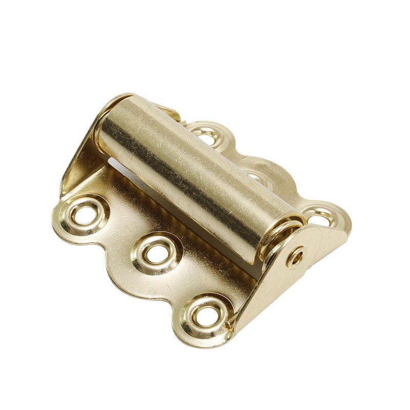 (2-Pack) Screen Door Hinge Hardware Self-Closing Easy Install Polished Brass gallery
