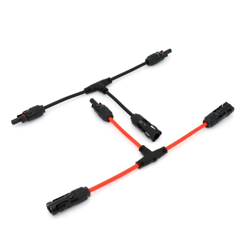 Panels Branch Solar Panel Cable Connection 30A 1000V 6mm² Double Photovoltaic
