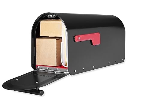 5560B-R-10 Sequoia Post Mount Mailbox, Large Black gallery