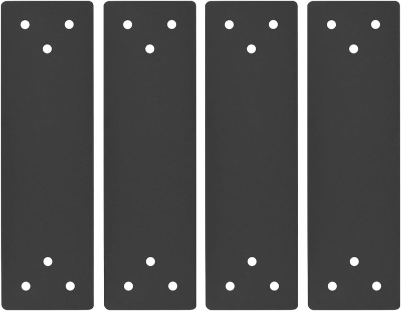 4 Pcs 4X4 Post Repair Bracket,Post Extension Bracket ,11 Gauge Black gallery