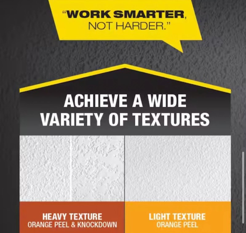 Homax Tex-Pro Texture System Sprayer w/ Durable Carry Case adjustable patter gallery