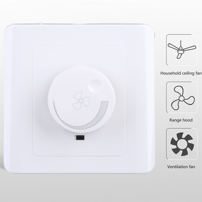 86 Type Ceiling Fan Adjustment Stepless Speed Controller Wall 220V 10A