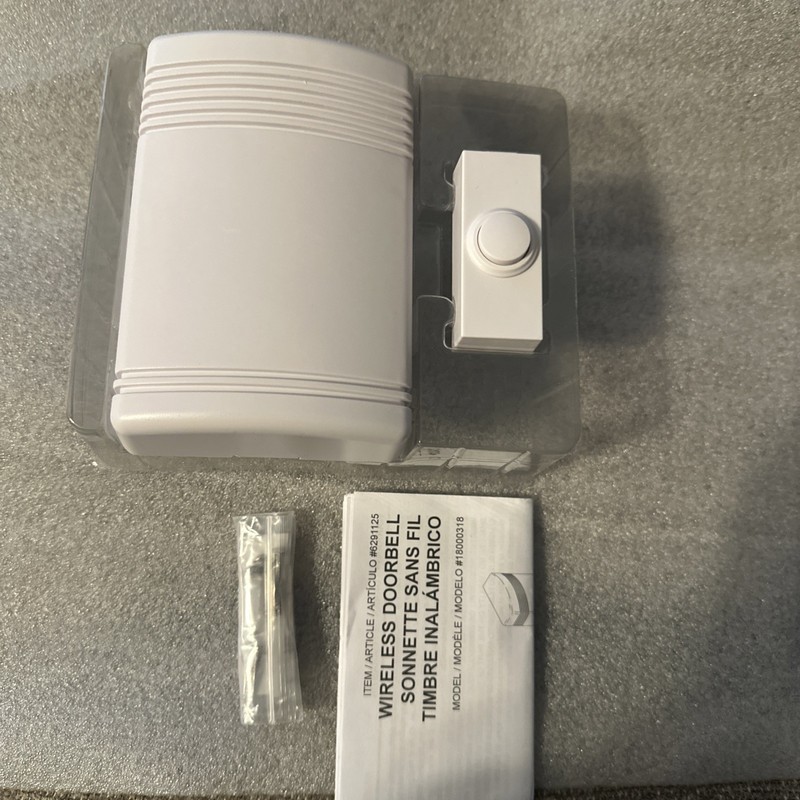 utilitech wireless doorbell kit, battery operated, 2 melodies #6291125 gallery