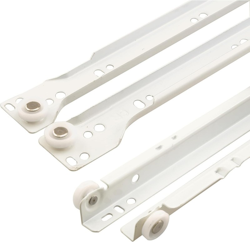 R 7211 Self-Closing Drawer Slide Kit - 17-3/4" Steel Tracks, Easy Install gallery