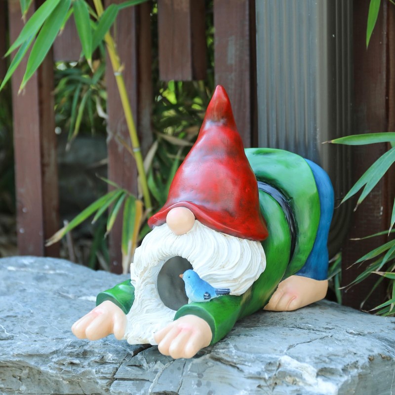 WONDER GARDEN Gnome Gutter Downspout Extensions - Decorative gallery