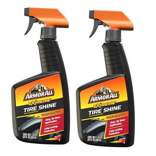 Car Tire Shine, One-Step Tire Shine Spray for Precise, Even 2-Pack Tire Shine