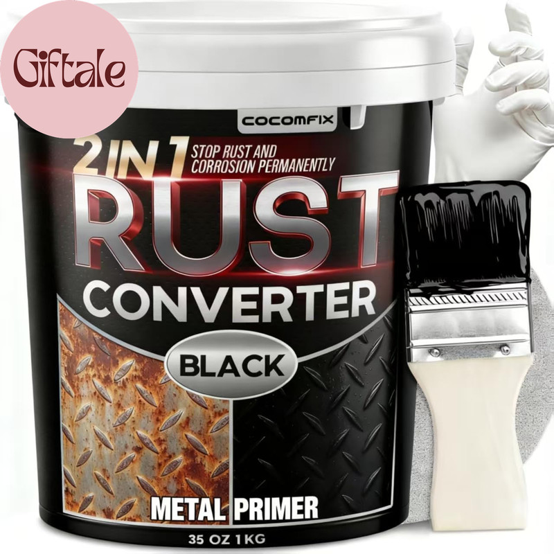Ultra 2-In-1 Rust Converter Paint & Metal Primer, 35 Oz Heat-Stable Rust Reforme