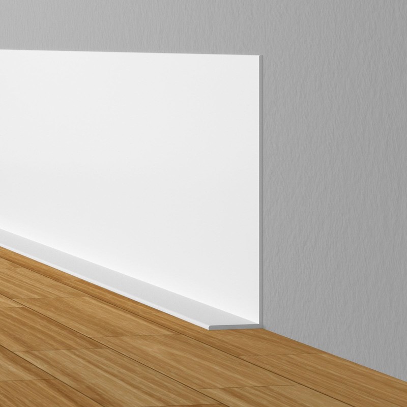Raycity Vinyl Baseboard Trim, 5 Inch x 20 Feet Peel and Stick Rubber Baseboar