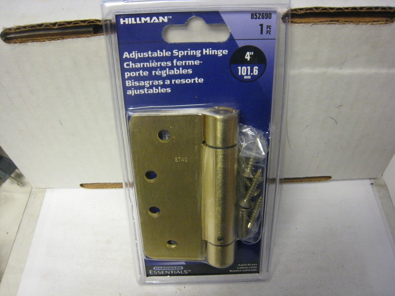 Part 852690 4 Satin Brass Rc Hinge, by Hillman, Single Item, Great Value, New i