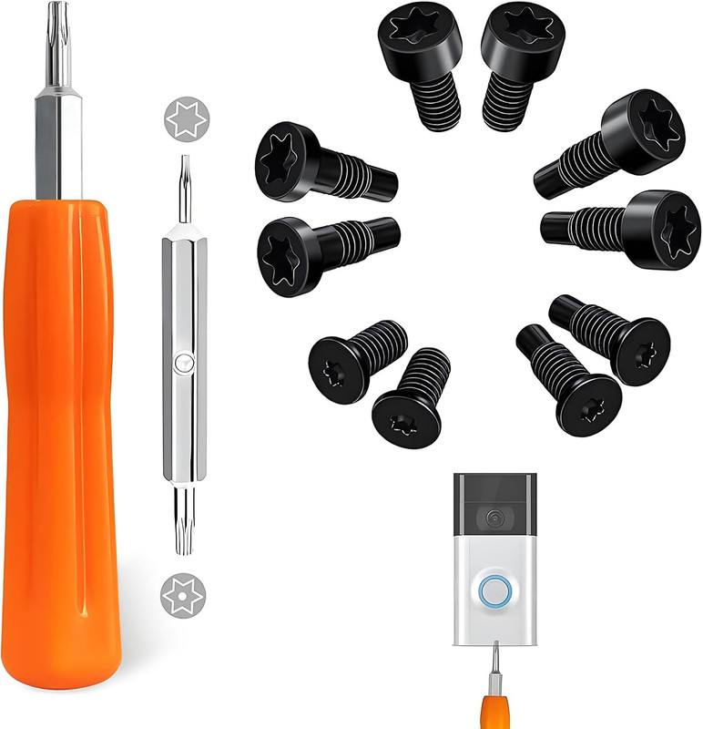 Video Doorbell Screwdriver Replacement, Doorbell Security Screws,T6 T15 gallery