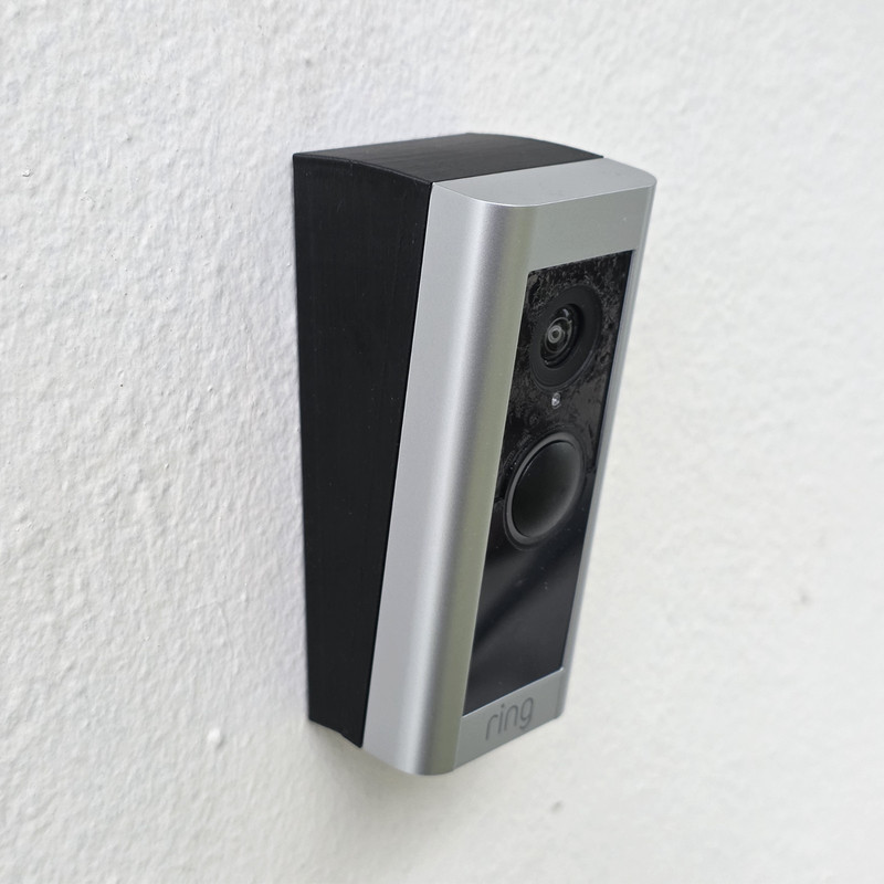 Ring Wired Doorbell Pro (Ring Pro 2) Vertical Wedge Up/Down Angle 5° 10° 15°