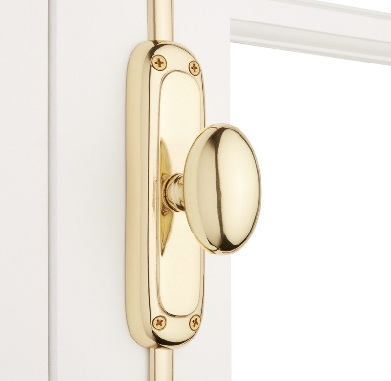 Signature Hardware- DOOR CREMONE BOLT 9′ POLISHED LACQUERED POLISHED BRASS