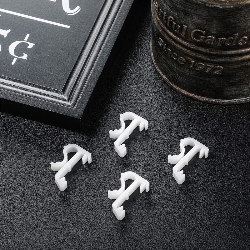 Blind Valance Window Blind Clips 1 Inch Hidden White Plastic Valance Retainer... gallery