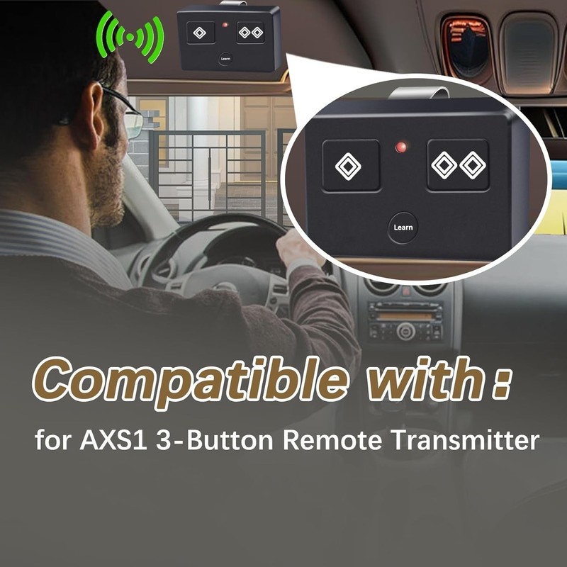 Reliable 3-Button Remote for Ghost Openers - Compatible with DD2U/DS1U (2-Pack) gallery