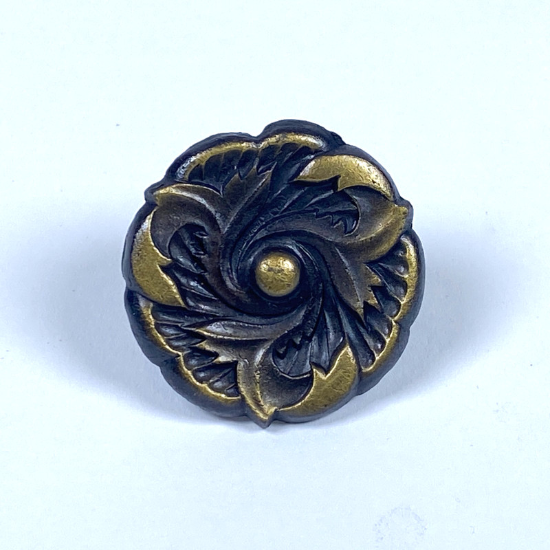 8 Allison Provincial Trim Drawer Cabinet Jewelry Knobs Antique Brass Flower 126