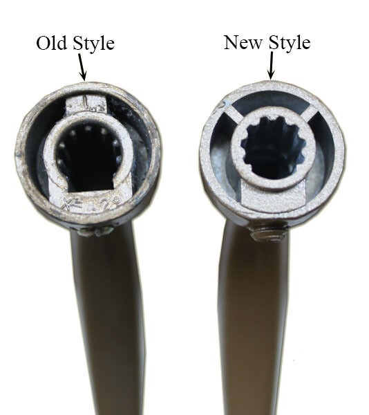 Pella Awning Casement Window Crank Handle - Old Style - Champagne X429 gallery