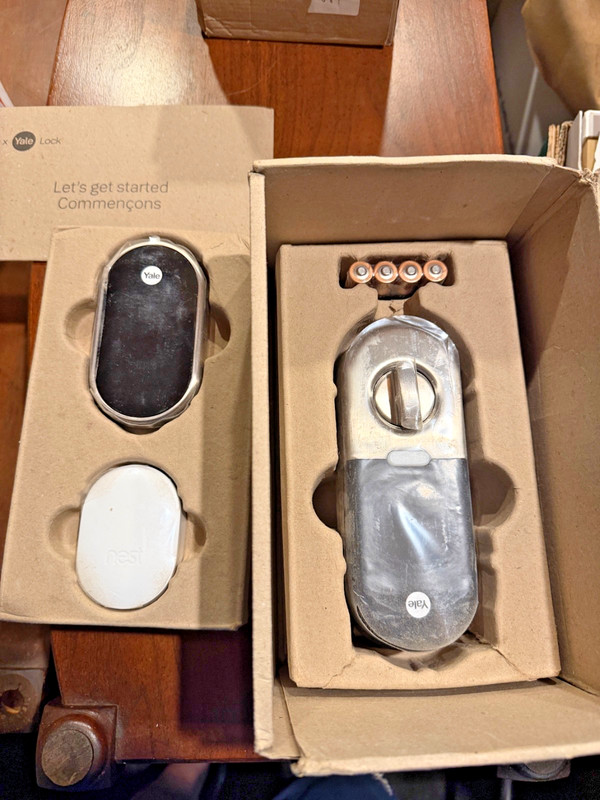 Google Nest x Yale Lock - Tamper-Proof Smart Lock Keyless Entry Satin Nickel gallery