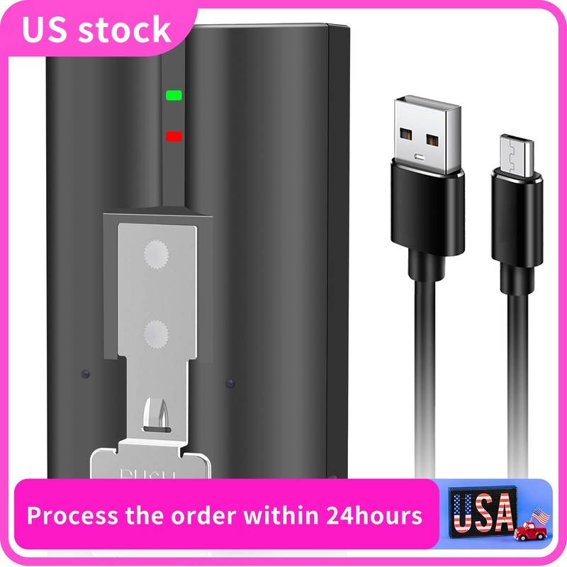 1 Pack V4 6040mAh Battery Replacement for Ring for Video Doorbell 2/3/4,3.65V