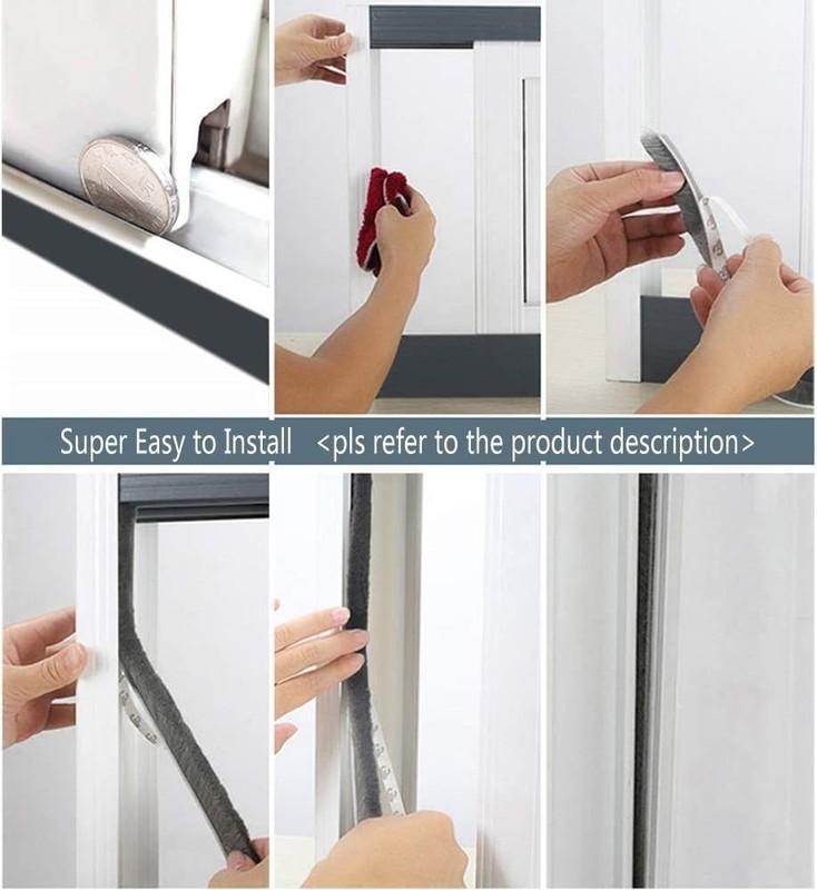 Multi-Purpose Weather Stripping Seal - 16.5ft Grey, Perfect for Home Insulation gallery