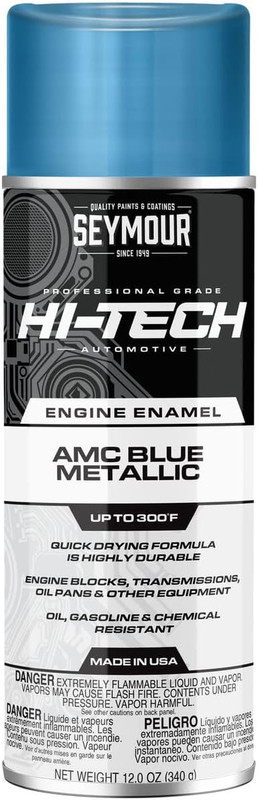 EN-66 Hi-Tech Engine Spray Paint, AMC 12 Ounce (Pack of 1), Blue