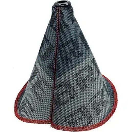 Manual Shift Boot Racing Shifter Knob Cover Hyper Fabric Gear Shif Color: Gray