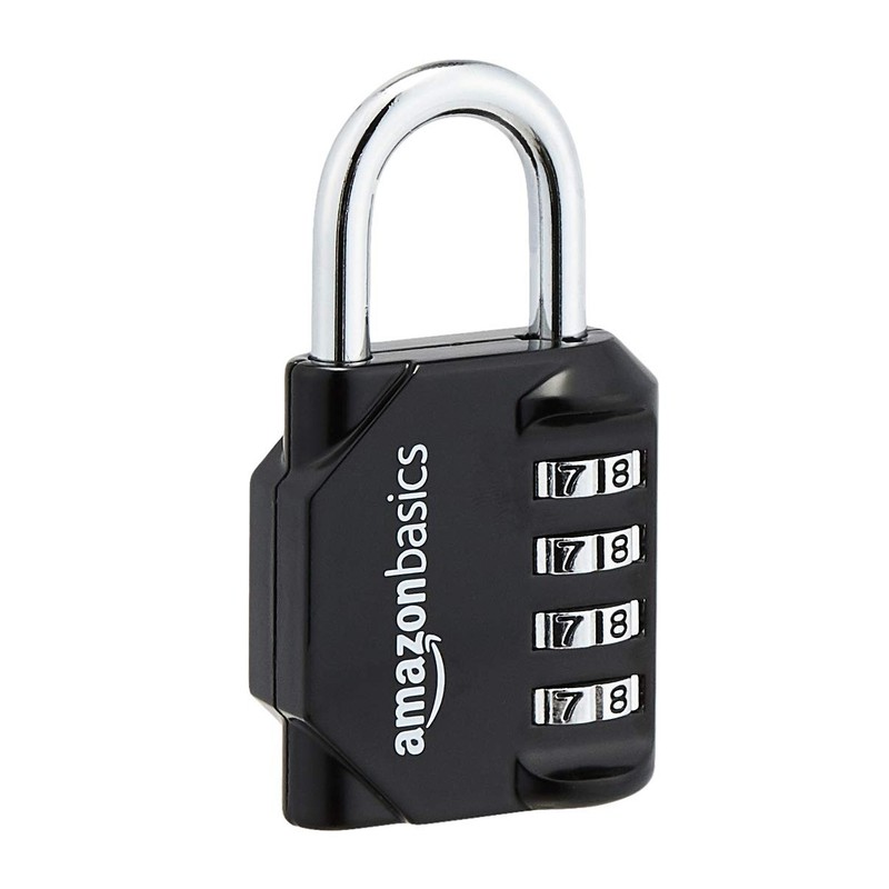 Amazon Basics 4 Digit Combination Lock Black 2 Pack gallery