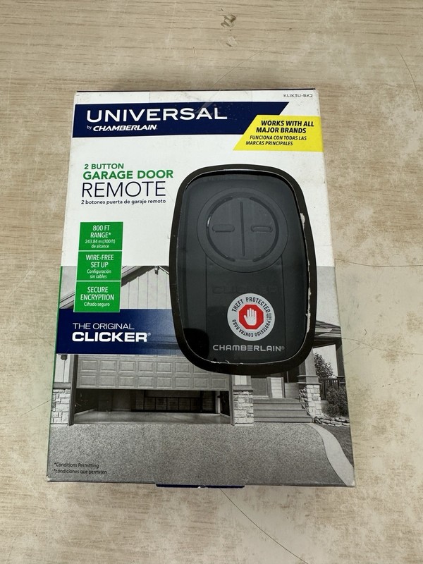 Chamberlain KLIK3U Original Clicker Universal Remote Control Garage Door Opener