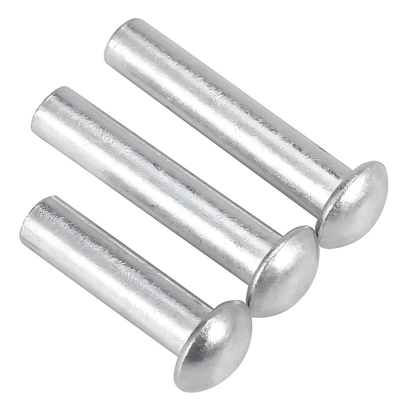 Solid Aluminium Round Head Rivets DIN 660 - M2 M2.5 M3 M4 M5 M6 M8 2mm 2.5mm-8mm gallery