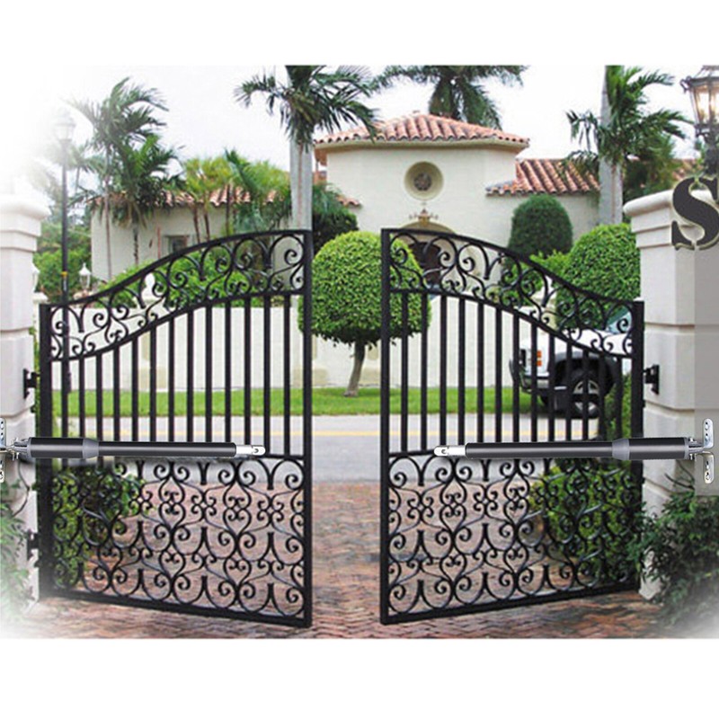 Electric Automatic Arm Dual Swing Gate Opener Heavy Duty Kit Remote Control NEW gallery