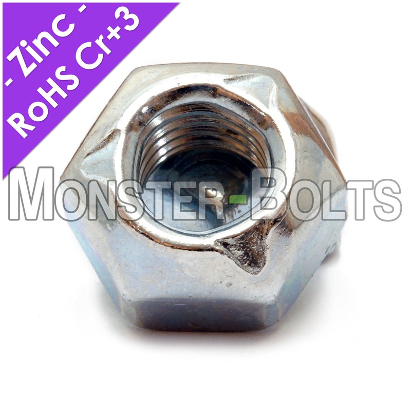 Hex Cone Prevailing Torque Lock Nuts Stover DIN 980V Zinc Class 10 M6 M10 gallery