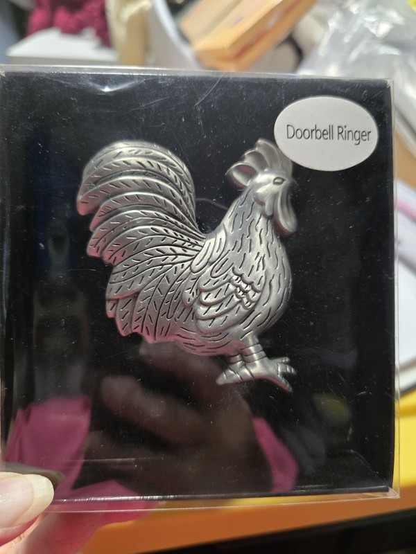 Rooster Doorbell Ringer NIB. T131