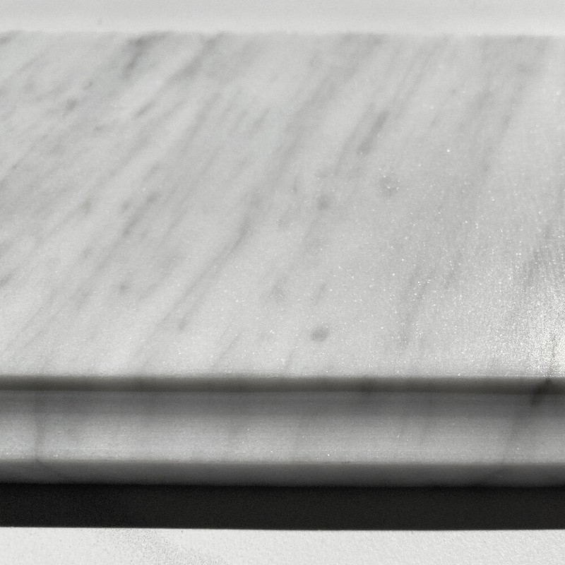 C12H Baseboard Carrara Marble Trim Tile Venato Carrera Bianco Honed 5x12 gallery