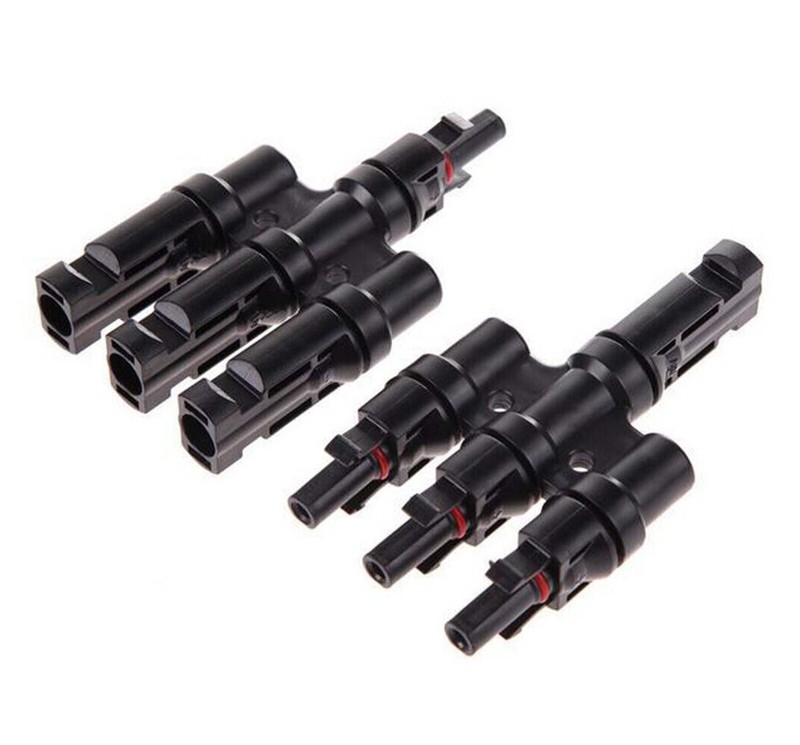 T Type Y Type Branch Parallel Connector 30A 1000V TUV Solar Panel PV Cable
