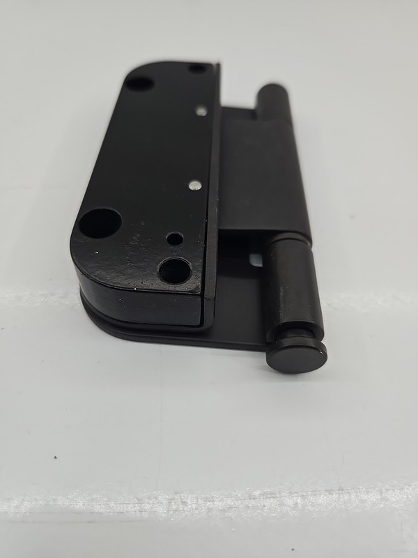 Adjustable Hinge All in One Vertical Horizontal Hinge Outswing Door Matte Black gallery