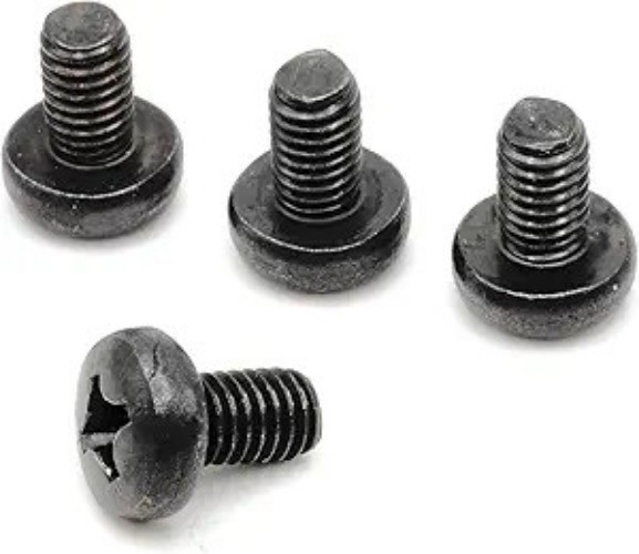 Rear License Plate Replacement Screws – Stainless Steel with Black Oxide Black