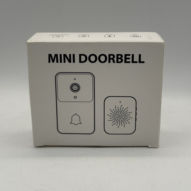 Mini Video Wireless Doorbell Camera Night Vision 2 Way Audio Black