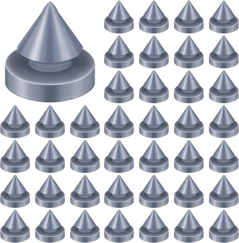 200 Pcs Rubber Door Silencer 1/2 Inch Diameter Anti Collision for Door Frame