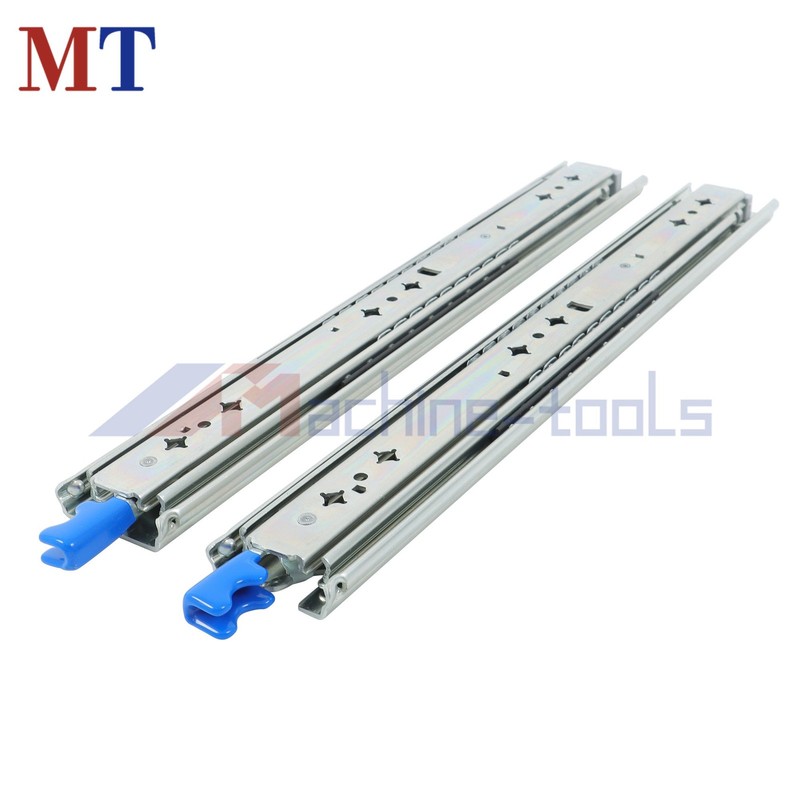 16" Drawer Slides With Locking Mechanism 250lb Full Extension Tool Box gallery
