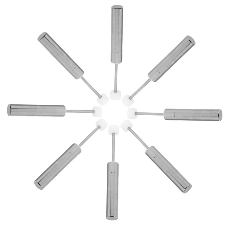 8pcs Soft Close Hydraulic Damper Piston Replacement for Trash Can Lid 55~59N