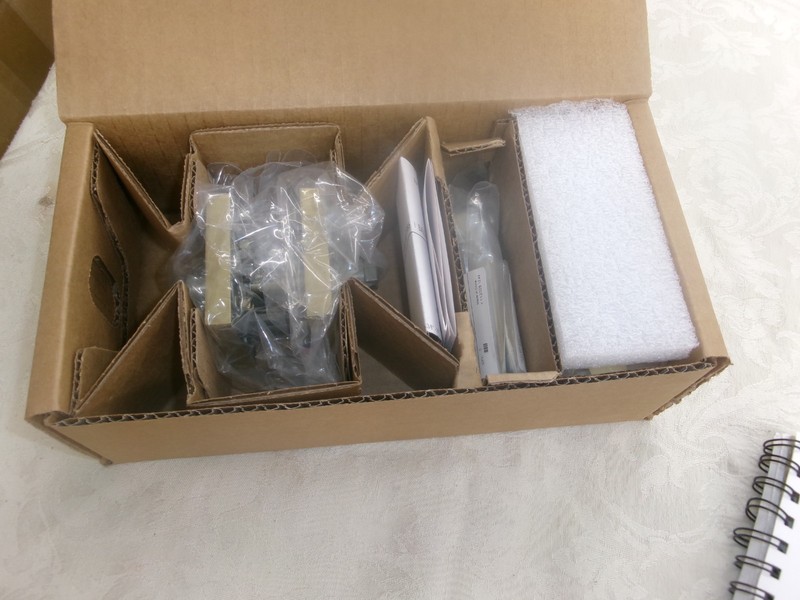 Baldwin Reserve square level handle passage lock set New in Box gallery