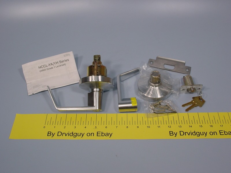 *U.S. Lock USX3052R26D 3000 Series Classroom Lever Lockset Grade-1 US26D SC4 Key