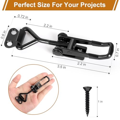 6 Pack Adjustable Toggle Latch Clamp, Upgraded Toggle Clamp Latch 4001-330Lbs gallery