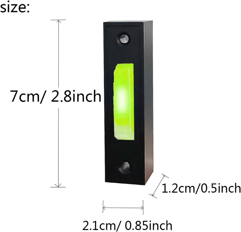 LED Lighted Doorbell Button Wired, Door Bell Ringer Push Buttons Replacement gallery