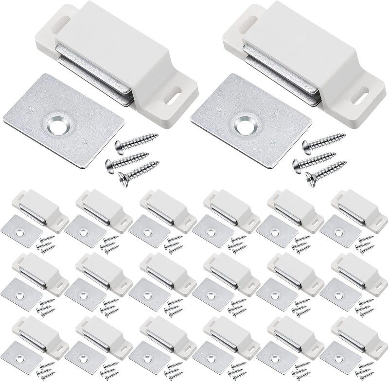 Cabinet Magnets Magnetic Door Catch 15lb Single Zinc Cabinet Magnets Catch White