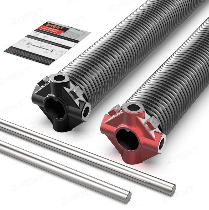 Garage Door Torsion Springs 2”Set 0.207”x2”x22”Minimum Of 18,000 Cycles W/Bars