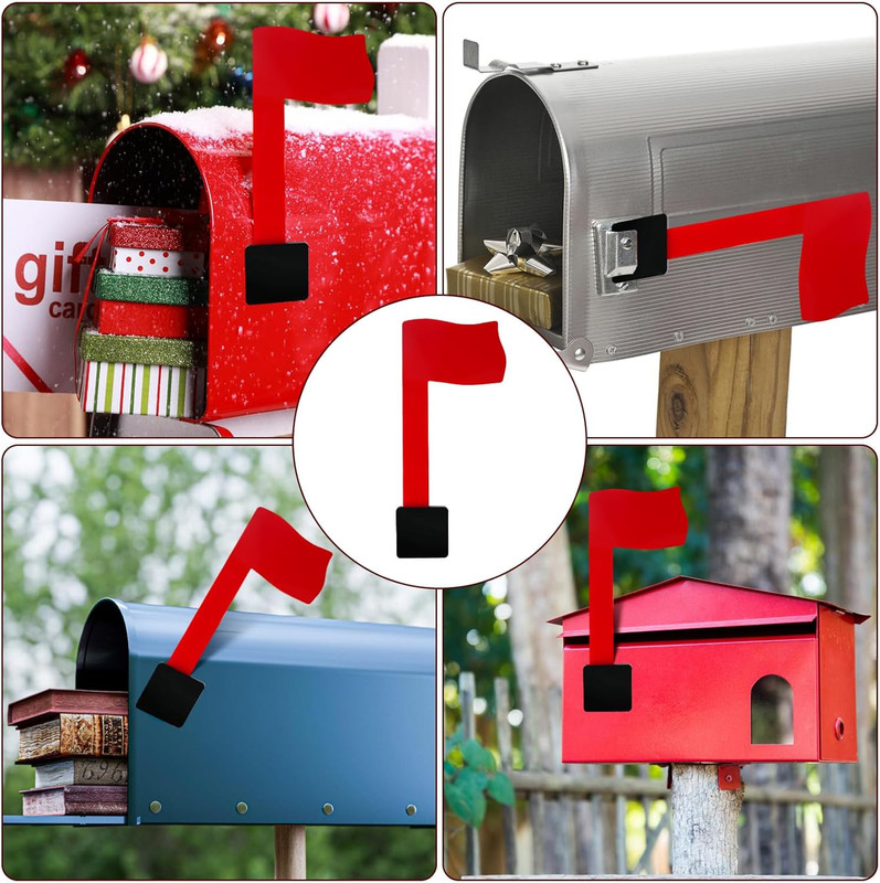 Easy-Install Mailbox Flag Replacement Kit - Upgrade Your Mailbox with a Red Flag gallery