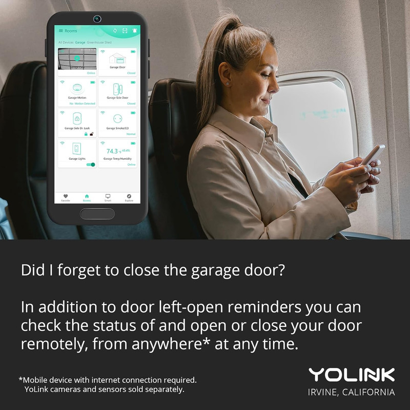 Smart Garage Door Kit - Easy Wireless Upgrade for Alexa & IFTTT Compatibility! gallery