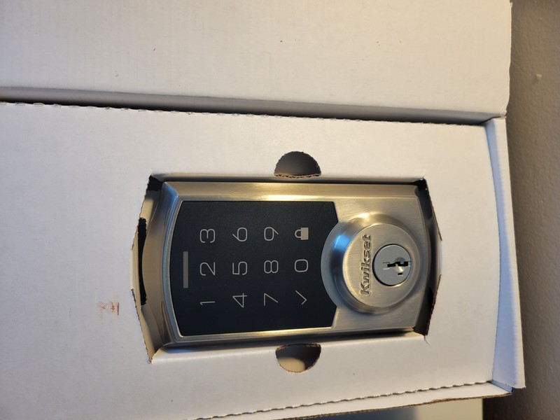 Kwikset SmartCode 270 Keyless Entry Electronic Touchpad Deadbolt Door Lock, Read gallery