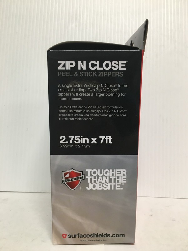 Surface Shields Zip N Close Surface Protection 4 mil X 2.75 in. W X 7 in. L Poly gallery