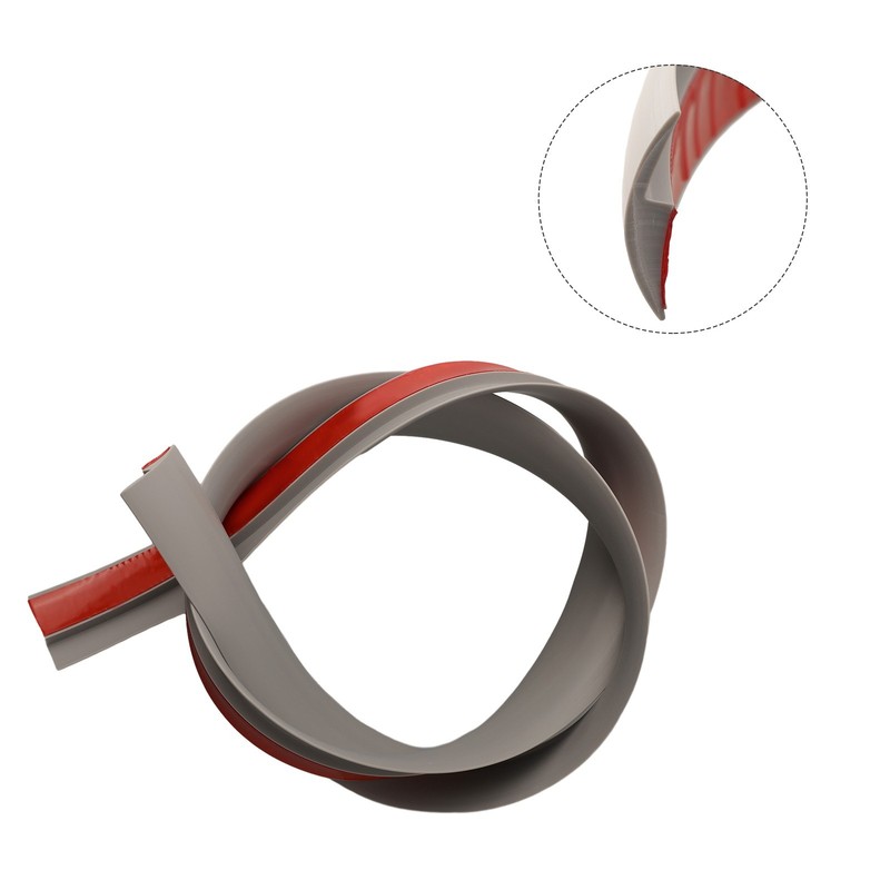 Gray Vinyl Floor Transition Strip Protects Floors and Reduces Tripping gallery